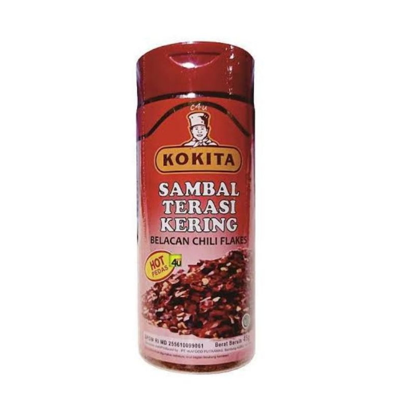 

Kokita Sambal terasi kering 45gr