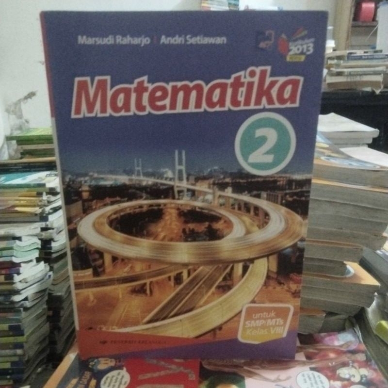 buku matematika SMP kelas 2-8 penerbit erlangga