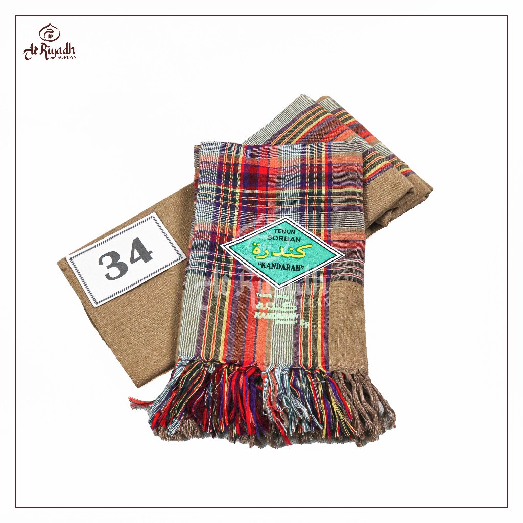 Sorban Tenun KANDARAH Rida Motif SALUR