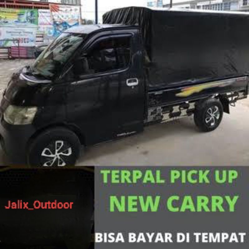 Caufeestore Terpal Krodong Grandmax,,Hilux Rangga,,L300,,Carry,,Bahan Tebal Cv Tentara,,Terpal