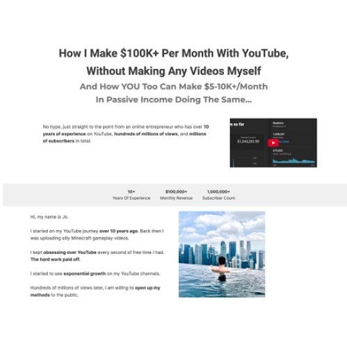 ecourse youtube Joachim – YTMasterclass