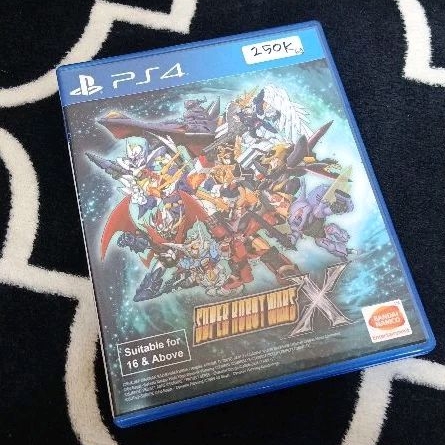 kaset cd ps4 playstation super robot wars x