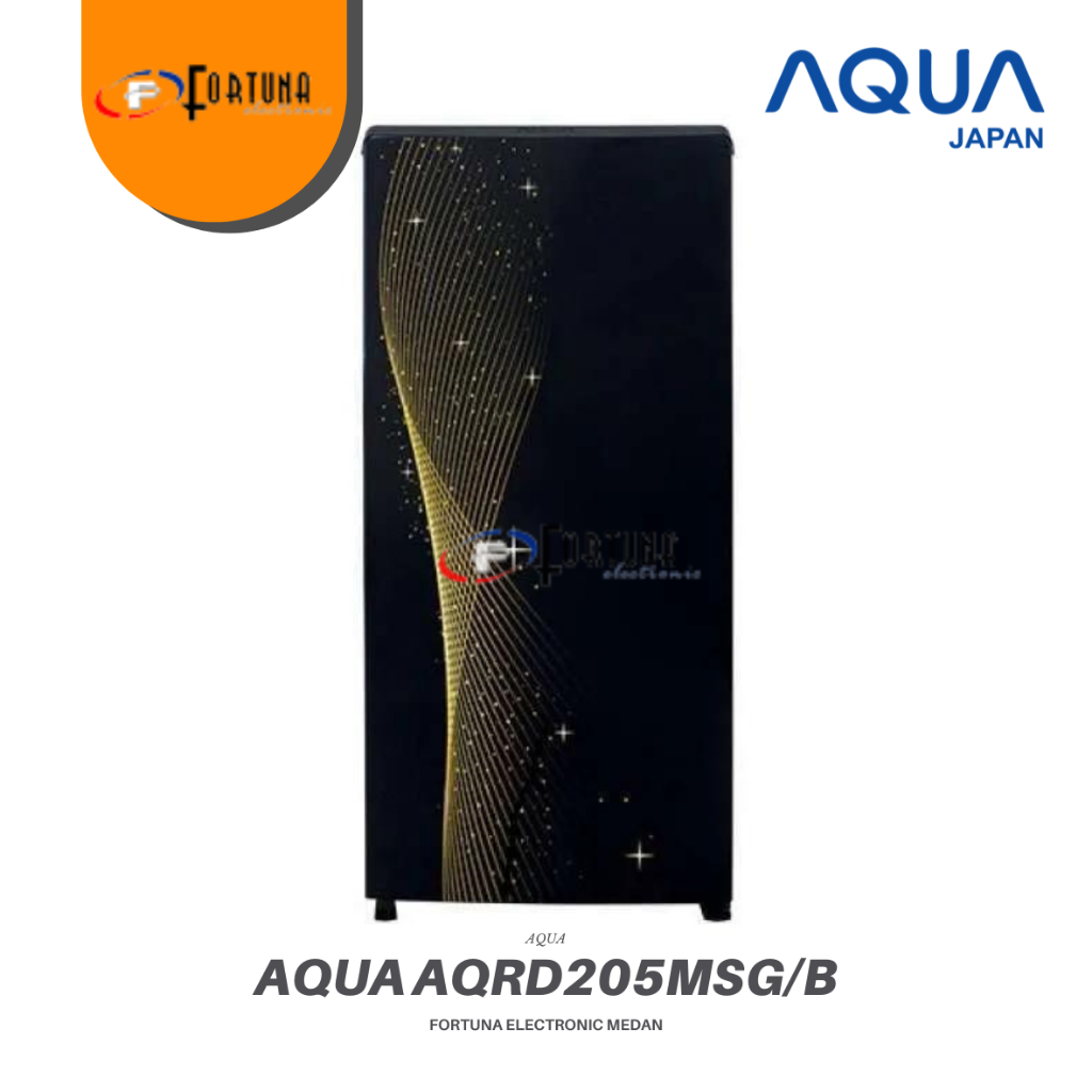 AQUA AQRD205MSG/MSB AQRD205MSG / AQRD205MSB KULKAS 1 PINTU 165 LITER MEDAN