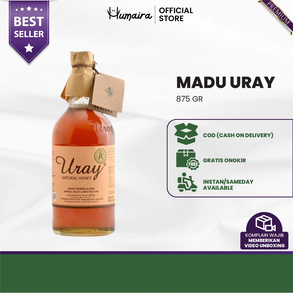 

Madu Uray - Raw Honey 875gr (640ml)