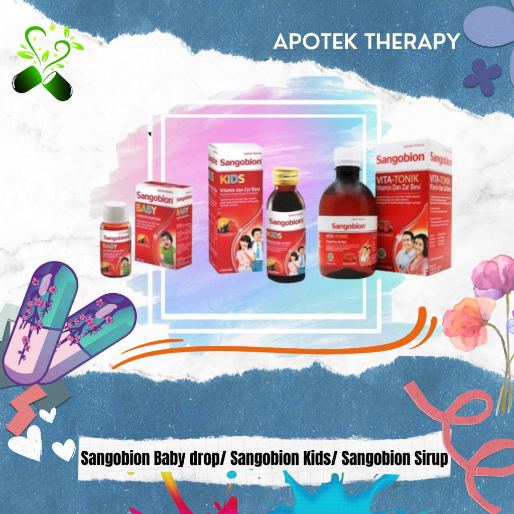 Sangobion baby drop/ sangobion kids syr/ sangobion syr