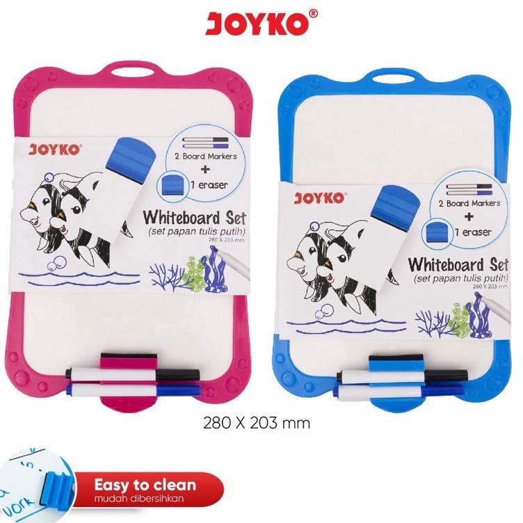 

KODE E34I Papan Tulis Putih Set Whiteboard Set Joyko WBS17CO