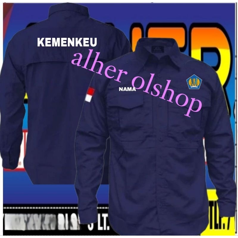 kemeja tactical Kemenkeu baju tactical Kemenkeu kemeja Kemenkeu baju KEMENKEU seragam Kemenkeu Pdl K