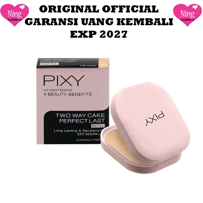 [100% ORIGINAL]PIXY Two way cake Perfect Last / Bedak pixy padat glowing ori asli  ORIGINAL