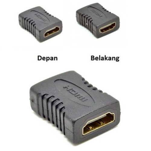 Sambungan Hdmi - Connector F To F Female To Female Hdmi - Adaptor Kabel Hdmi Ke Hdmi