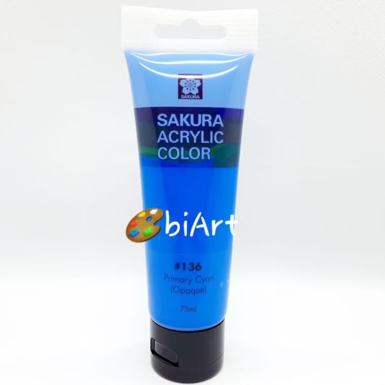 

Cat Akrilik Sakura Acrylic Color 75 ml Primary Cyan