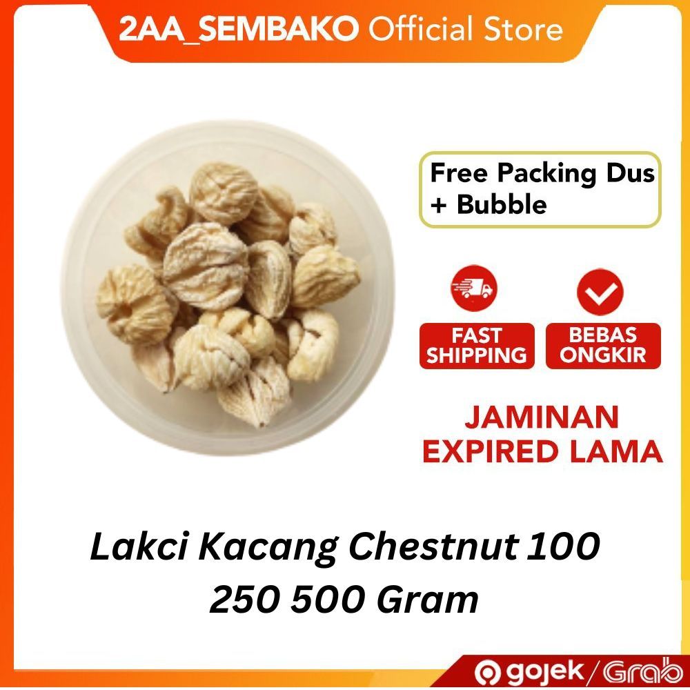 

Lakci Kacang Chestnut 100 250 500 Gram