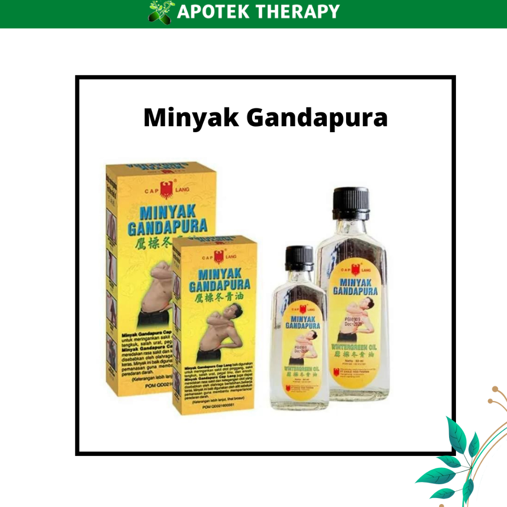 Minyak Gandapura  cap Lang