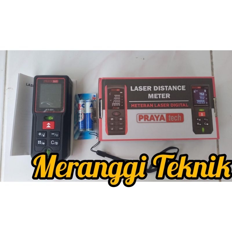 id2676 Laser meter Praya Tech 40 m meteran digital PT 40s