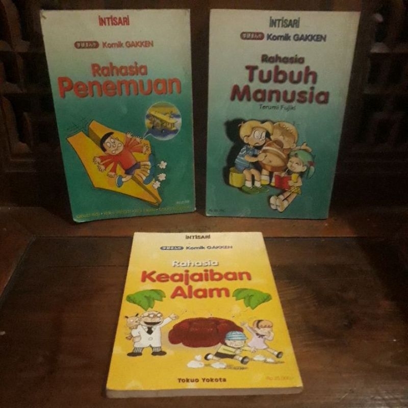 KOMIK GAKKEN RAHASIA TUBUH MANUSIA PENEMUAN KEAJAIBAN ALAM