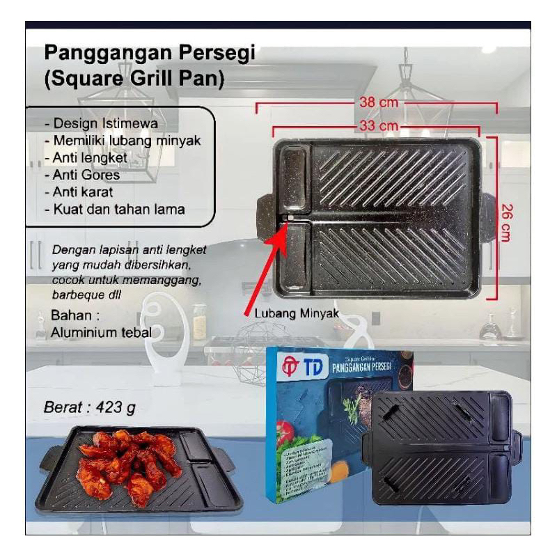 GRILL PAN KOREAN BBQ/PANGGANGAN KOREAN BBQ GRILL ANTI LENGKET