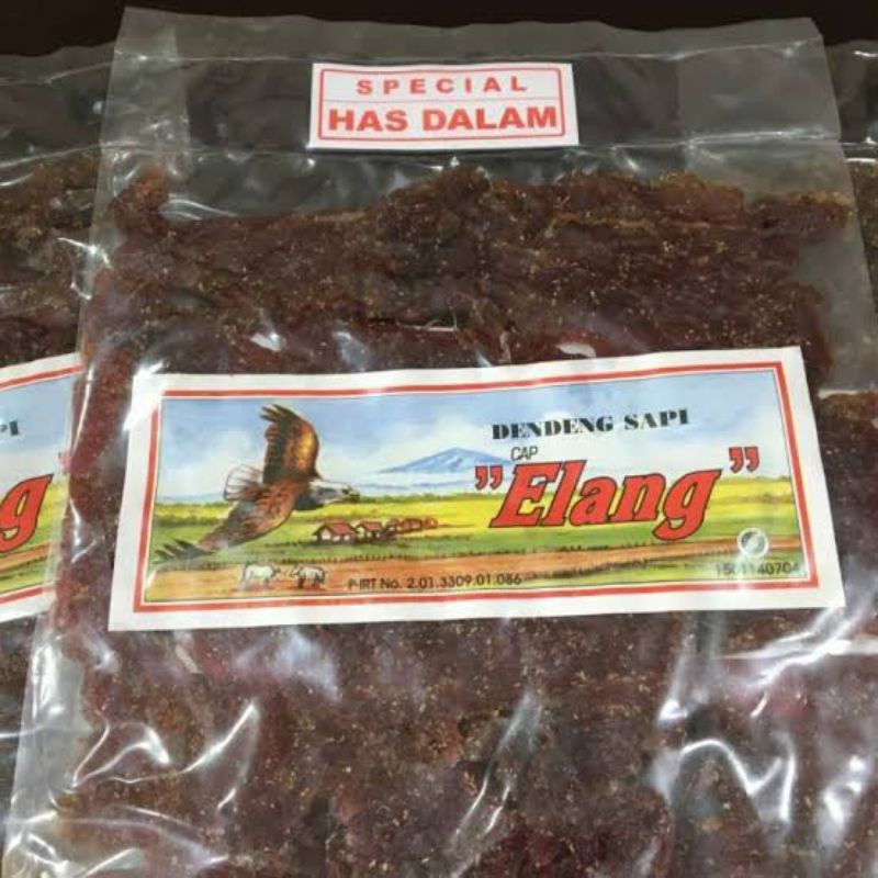 

Dendeng Sapi Cap Elang Spesial Has Dalam Kemasan 250gr