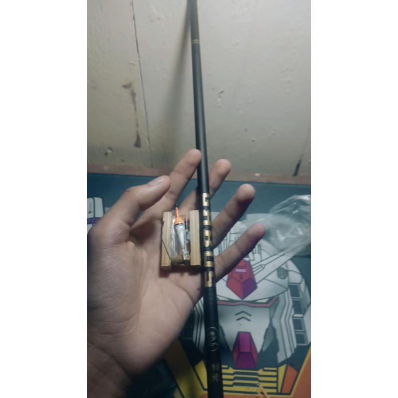 tegek set rangkaian siap cemplung cocok untuk pemula tegek micro fishing set siap cemplung