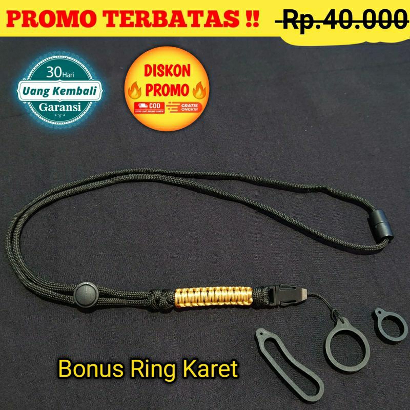 

Lanyard simpul Gantungan Paracord Premium Multifungsi Lanyard Paracord Universal 03