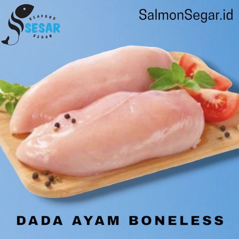 

Boneless Dada Ayam - Tanpa Kulit Tanpa Tulang - Fillet Ayam 1kg