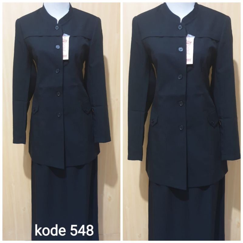 Blezer Lolani Setelan Seragam Kerja Hitam Rok Hitam Baju Dinas Wanita Hitam Seragam Kerja Wanita Hit