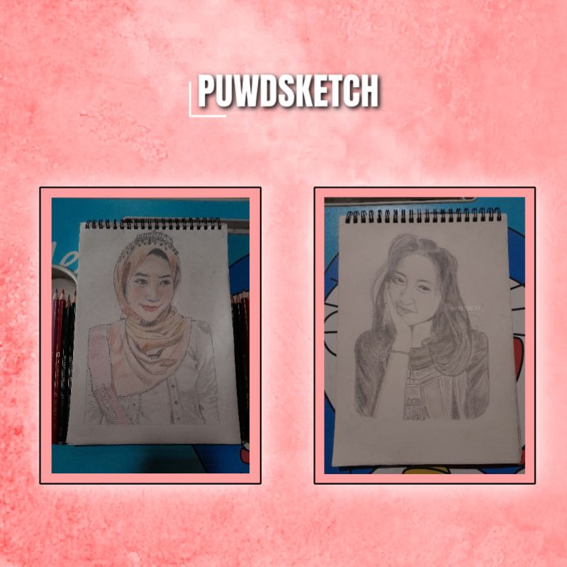 

Puwd sketch, Sketsa Wajah (ukuran A5)
