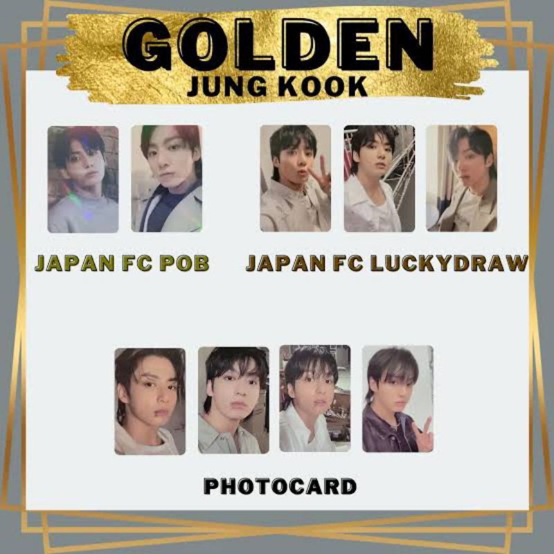 Lucky Draw Golden Jungkook JPFC Official