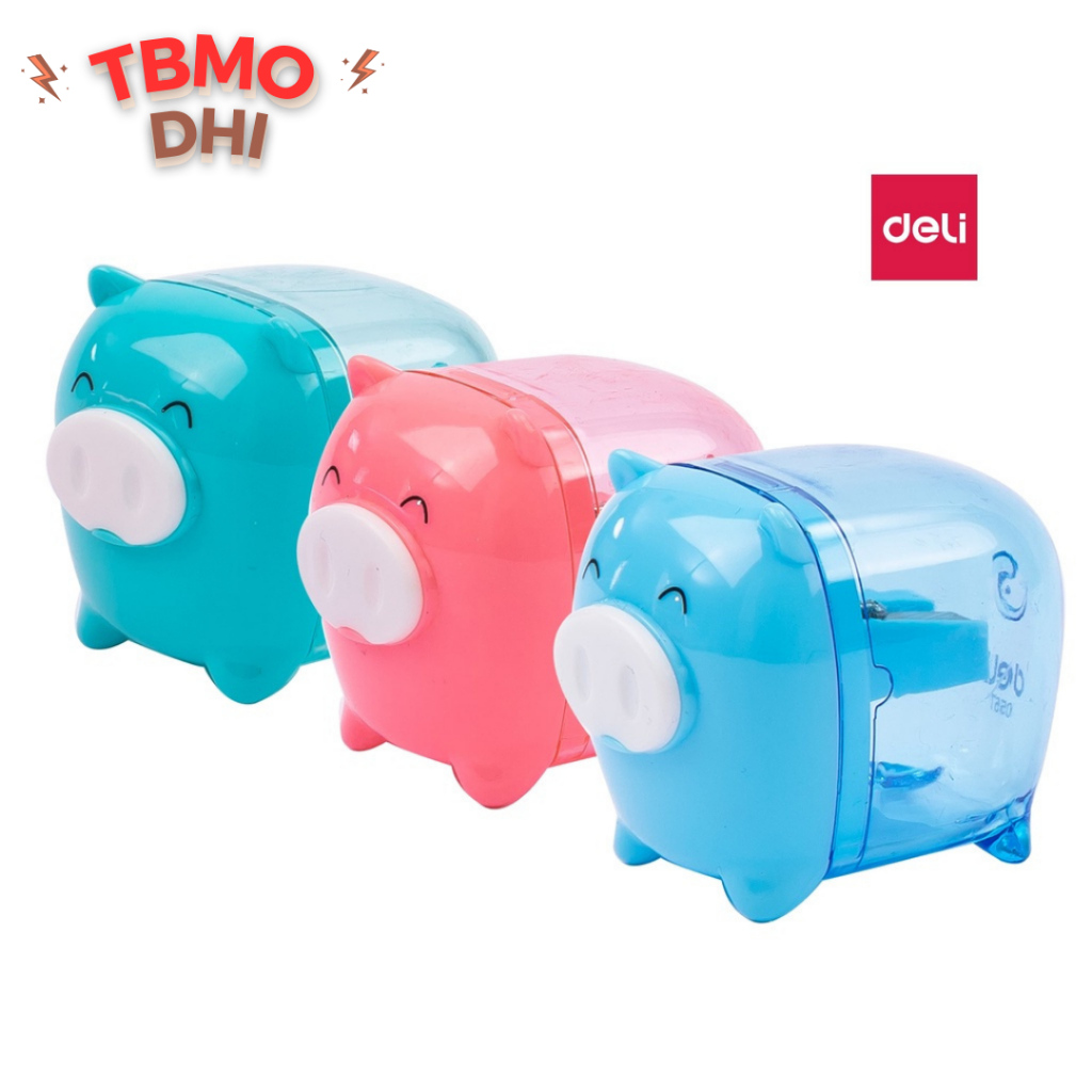 

TBMO Serutan Deli Bentuk Babi 1 lubang - E0557 / Rautan DELI / Deli E0557 Rautan Pensil 1 Lubang Bentuk Pig