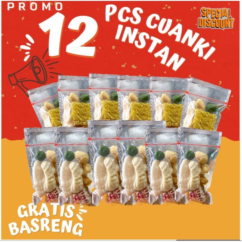 

TERMURAH! CUANKI MIX 6 PAKAI MIE 6 TANPA MIE