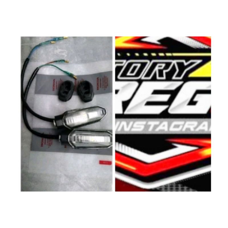 lampu sein sen depan kanan kiri CBR 150 CB 150 LED original mitsuba