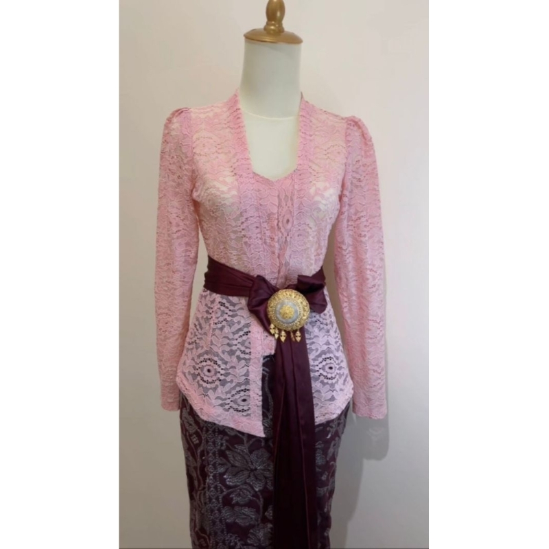 Kebaya Brokat Aline (Kebaya Saja) | Kebaya Jadi Kebaya Bali Kebaya Putih dan Kebaya Pink Kebaya Kutu