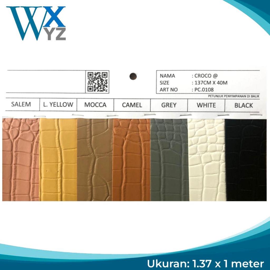 Kulit Imitasi / Kulit Sintetis / Leather (Oscar) - Buaya / Spon Croco