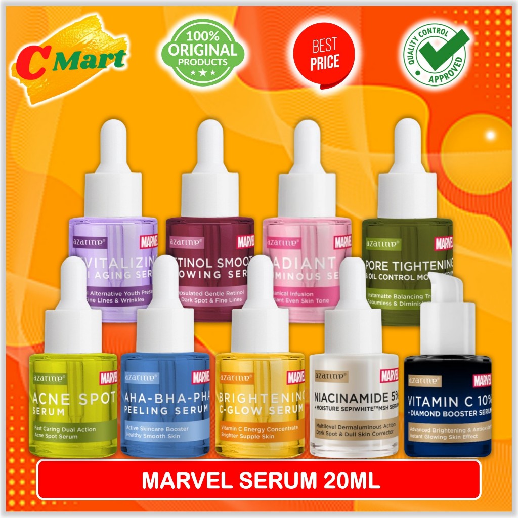 Azarine Marvel Serum 20ml | Azarine Super Hero Serum | Azarine New Serum Marvel | CMart
