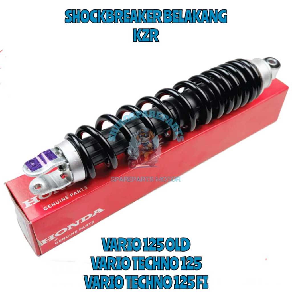 SHOCKBREAKER BELAKANG ASLI ORIGINAL HONDA VARIO TECHNO 125 SPAREPART ONDERDIL MOTOR HONDA KZR SOK Sh