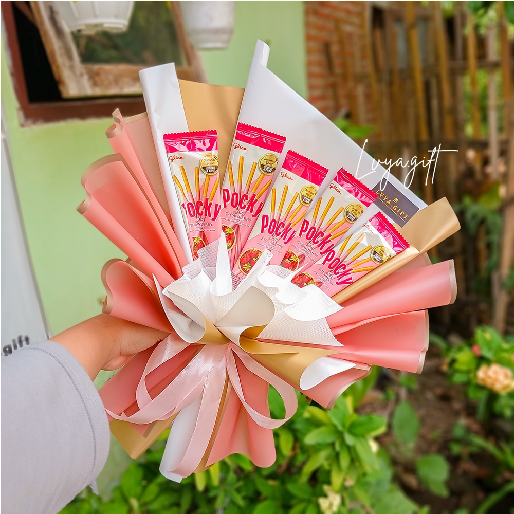 

LVYA.GIFT 4311.22 BUKET SNACK FULL POCKY SACHET PREMIUM