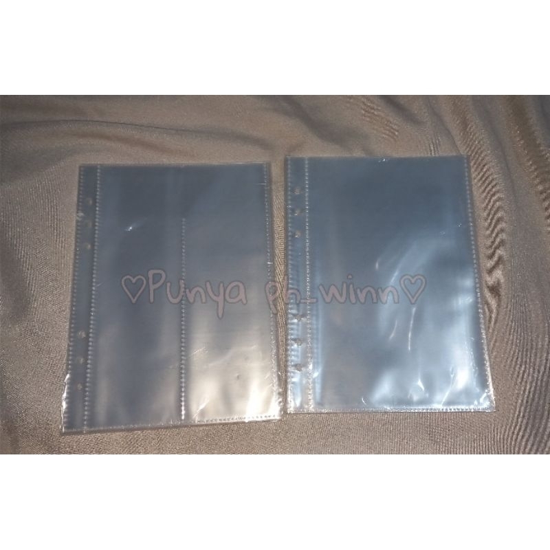 

Sleeve A5 1P dan 2P 6 ring isi 10 lembar