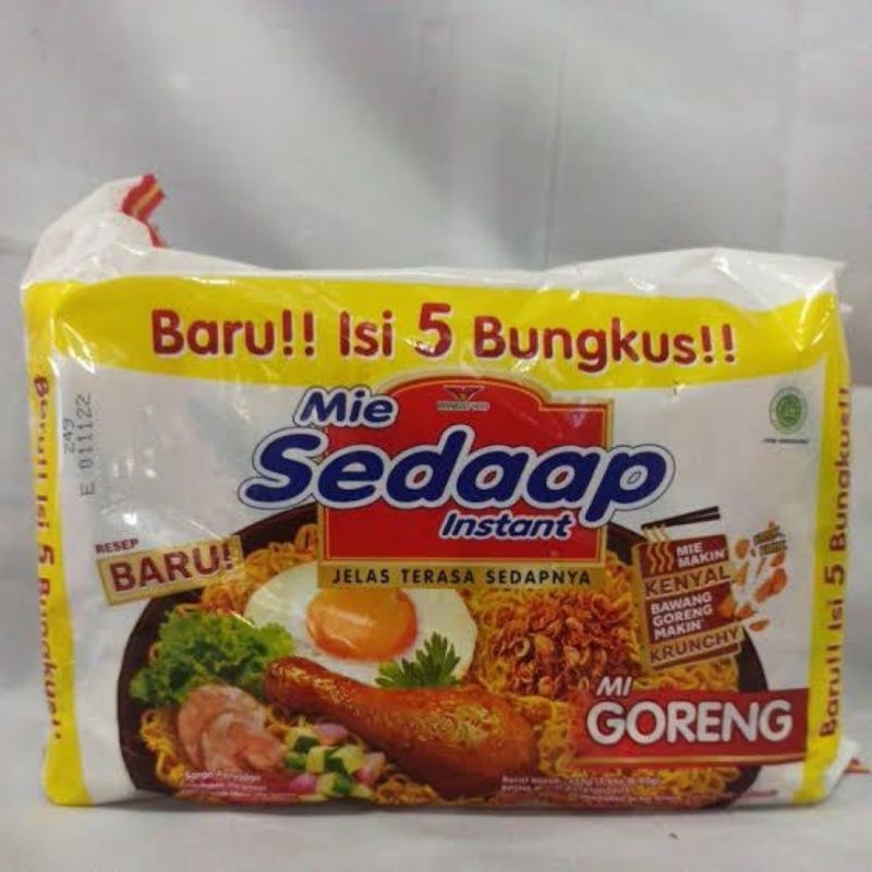 

MIE SEDAAP GORENG ISI 5PCS
