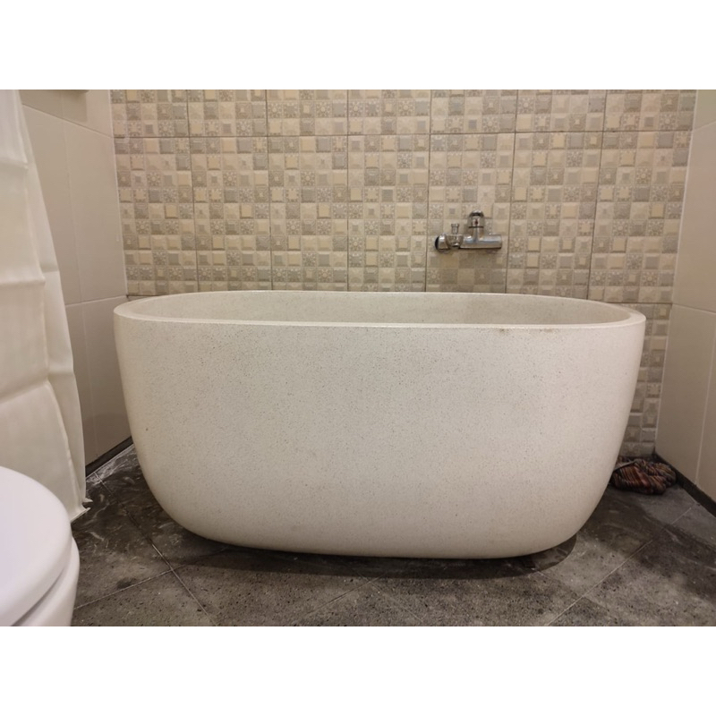 bathtub terrazzo perahu p 120cm