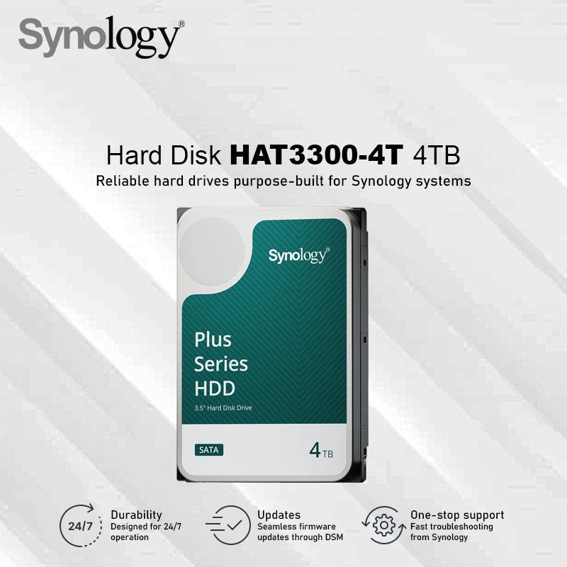 Hard Disk Synology HAT3300-4T 4TB Harddisk Server / NAS - 3.5 lnchi