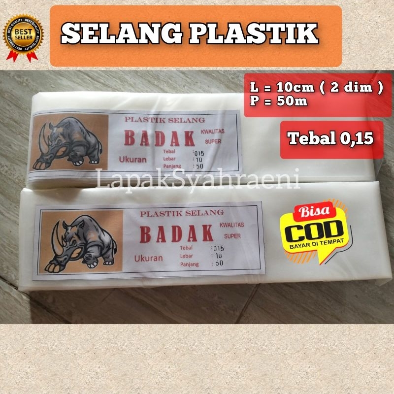 PROMO selang plastik  bening 015 2dim 50mtr selang irigasi selang sawah selang kebun