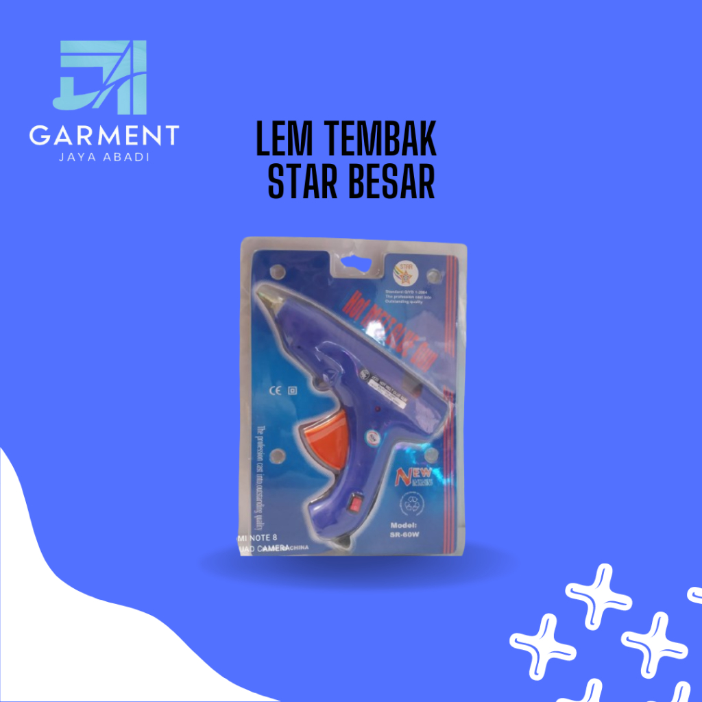 

Lem Tembak/Glue Gun Besar Star + Free Lem Lilin