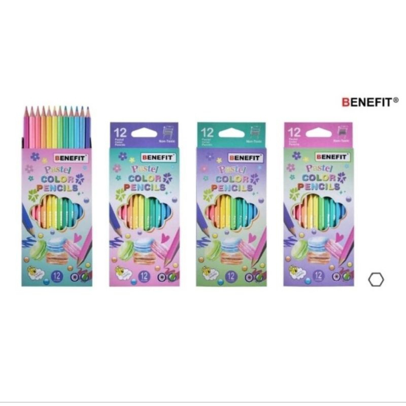 

Pensil Warna Benefit 12 PW-1288 Pastel