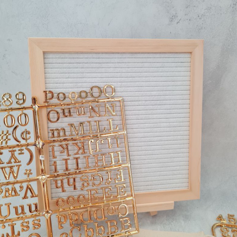 

COD READY Letter board white putih papan huruf papan nama bayi babyborn Berkualitas