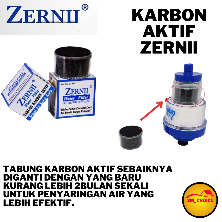 ZERNII KARBON AKTIF KARBON FILTER ZERNI REFIL KARBON ZERNII FILTER AIR ZERNII