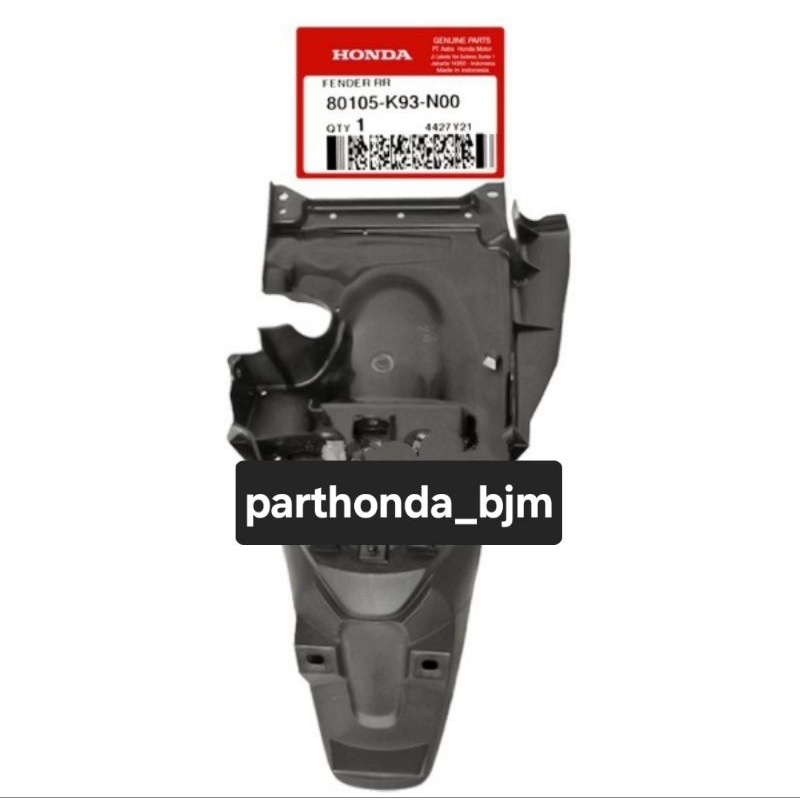 80105-K93-N00 FENDER RR SCOOPY BAN DONAT SPAKBOR BELAKANG SCOOPY BAN DONAT K93 SPAKBOR BELAKANG K93 