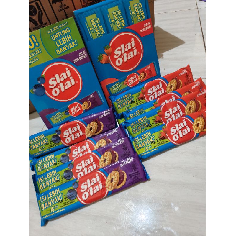 

biskuit SLAI OLAI 2000 KEMASAN 32 GR (DAPAT 5 SASET)