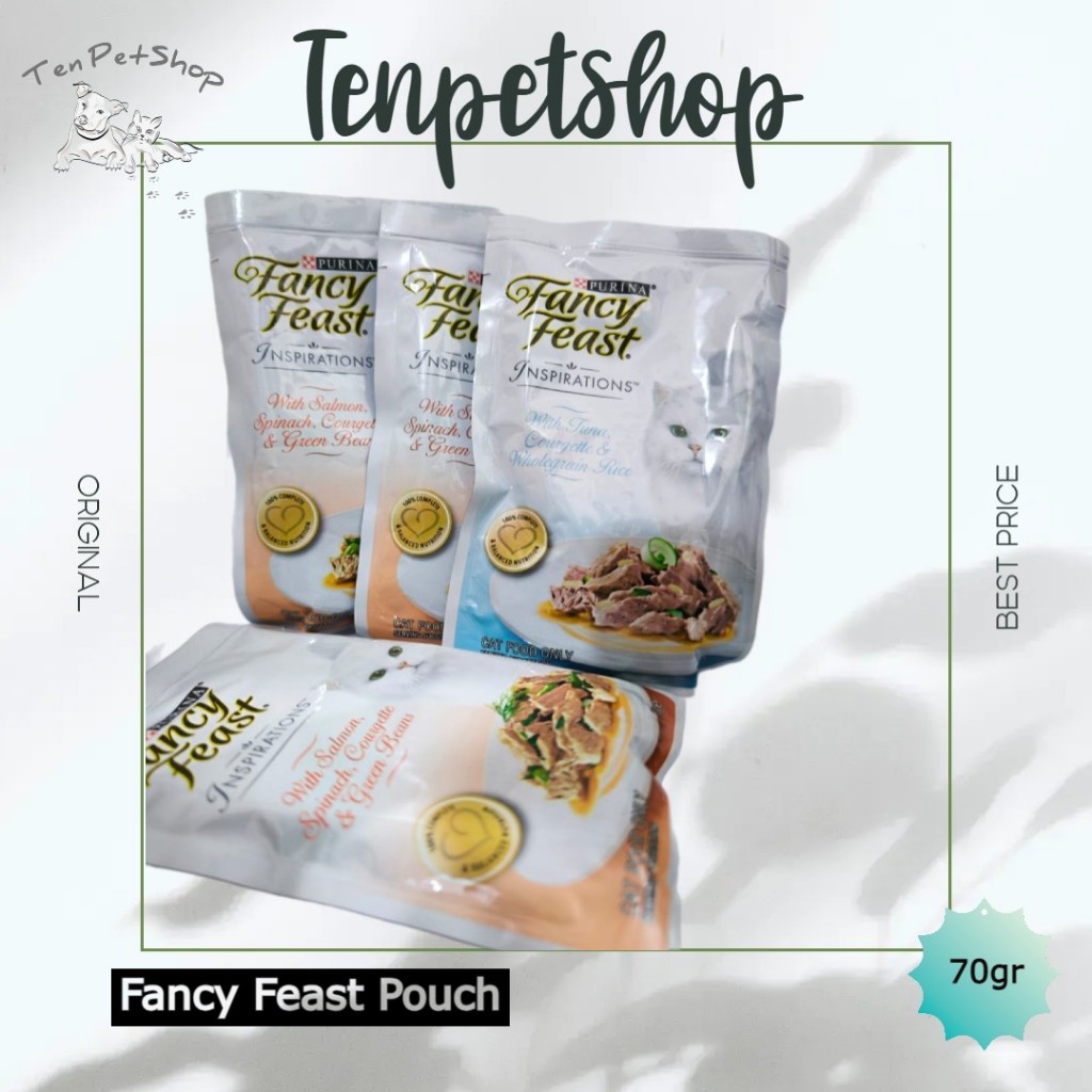 FANCY FEAST WET FOOD POUCH 70GR