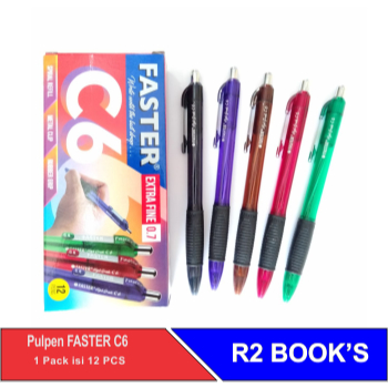 

Pulpen Faster C6 warna tinta hitam