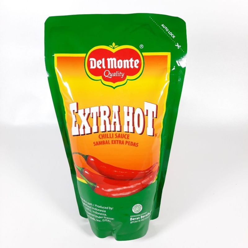 Delmonte Sauce Extra HOT/Saos Sambal DELMONTE 1Kg/Saos Sambal DELMONTE 200gr