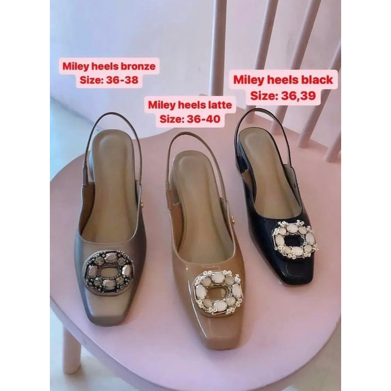 miley heels pvra original new
