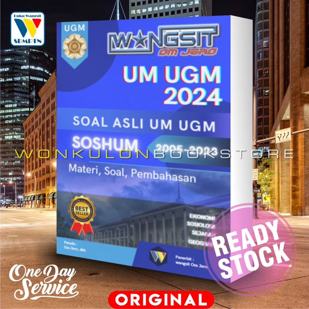 Buku UTUL UM UGM SOSHUM 2024 / Buku Wangsit UTUL UM UGM 2024 / SOSHUM 2024